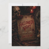 ハロウィンパーティー招待状 招待状 (正面)