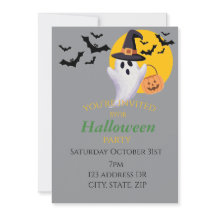 ハロウィンパーティー招待状