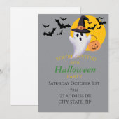 ハロウィンパーティー招待状 招待状 (正面/裏面)