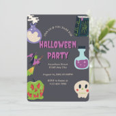 ハロウィンパーティー招待状 招待状 (スタンド正面)