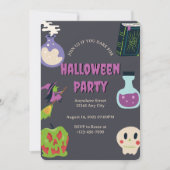 ハロウィンパーティー招待状 招待状 (正面)