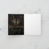 ハロウィンパーティー招待状 招待状 (内部)
