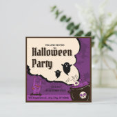 ハロウィンパーティー招待状 招待状 (スタンド正面)