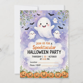 ハロウィンパーティー招待状 招待状