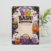 ハロウィンパーティー招待状 Boo Bash 招待状 (スタンド正面)