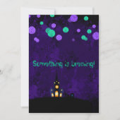 ハロウィンパーティー招待状 Something is Brewing 招待状 (正面)
