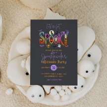 ハロウィンパーティー招待状 Spooktacular