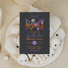 ハロウィンパーティー招待状 Spooktacular 招待状
