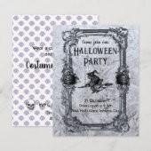 ハロウィンパーティー招待状 v1 シーズンカード (正面/裏面)