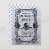 ハロウィンパーティー招待状v1 シーズンカード (正面/裏面)