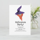 ハロウィンパーティー用コスチューム・ノームのらくがき 招待状 (スタンド正面)