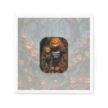 ハロウィンパーティー用 かぼちゃモンスターのペーパーアイテム