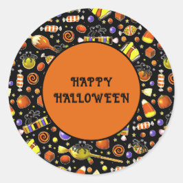 ハロウィンパーティー装飾 ラウンドシール