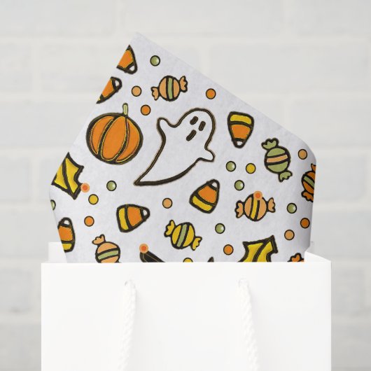 ハロウィンパーティー装飾 薄葉紙 (ギフトバッグ)