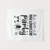 ハロウィンパーティー誕生日 タペストリー (正面(横))