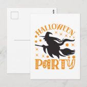 ハロウィンパーティー誕生日 ポストカード (正面/裏面)