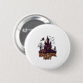 ハロウィンパーティー お化け屋敷 かぼちゃ コウモリ 缶バッジ (正面&裏面)