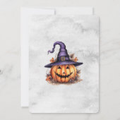 ハロウィンパーティー お化け屋敷 ジャック・オ・ランタン 招待状 (裏面)