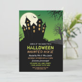 ハロウィンパーティー お化け屋敷 ホラー 吸血鬼 招待状 (スタンド正面)