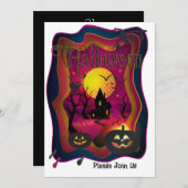 ハロウィンパーティー「お菓子をくれなきゃイタズラしちゃう」魔法の世界 シーズンカード (正面/裏面)