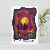 ハロウィンパーティー「お菓子をくれなきゃイタズラしちゃう」魔法の世界 シーズンカード (スタンド正面)