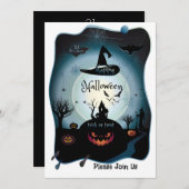 ハロウィンパーティー「お菓子をくれなきゃイタズラしちゃう」魔法の世界 シーズンカード (正面/裏面)