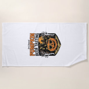 ハロウィンパーティー かぼちゃビール テイスティング ヴィンテージ イベント Tシャツ ビーチタオル