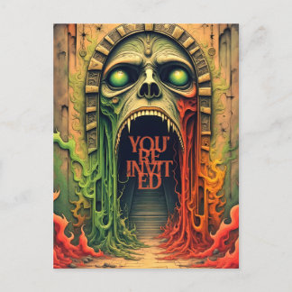 ハロウィンパーティー インビテーションポストカード