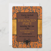 ハロウィンパーティー+ウィズミカルパターン 招待状 (正面)