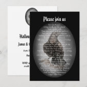 ハロウィンパーティー エドガー・アラン・ポー ラヴェーン 詩 招待状 (正面/裏面)