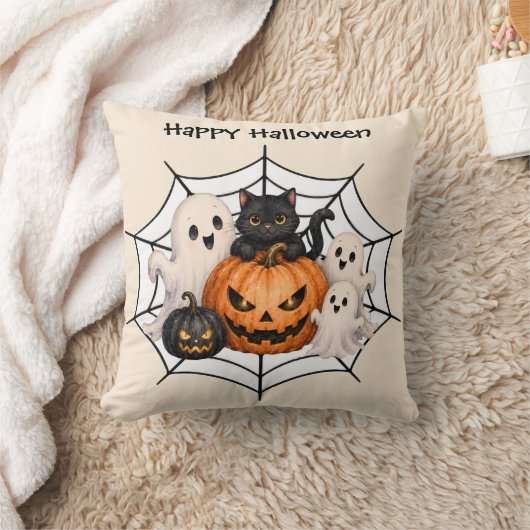 ハロウィンパーティー  クッション (ブランケット)