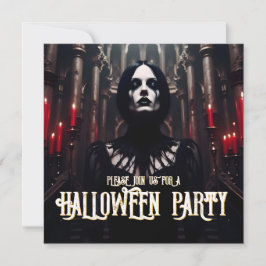 ハロウィンパーティー - ゴシックダークインビテーション