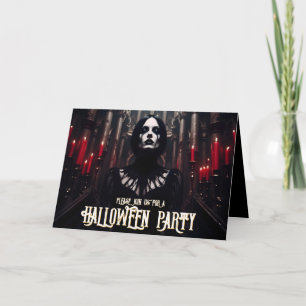 ハロウィンパーティー – ゴシックダーク招待状 カード