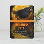 ハロウィンパーティー ゴシック クラウン 招待状 (スタンド正面)