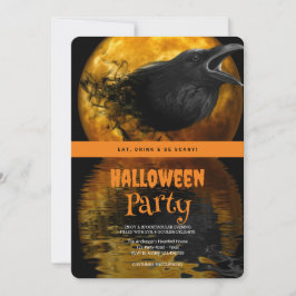 ハロウィンパーティー ゴシック クラウン 招待状