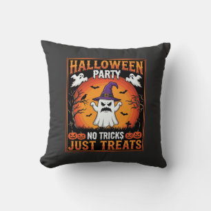 ハロウィンパーティー ゴースト トリックなし トリートだけ クッション