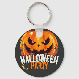 ハロウィンパーティー – ジャックオーランタンデザイン キーホルダー