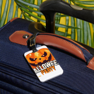 ハロウィンパーティー – ジャックオーランタンデザイン ラゲッジタグ