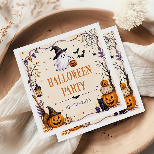 ハロウィンパーティー スタンダードカクテルナプキン