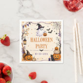 ハロウィンパーティー スタンダードカクテルナプキン (インサイチュ)