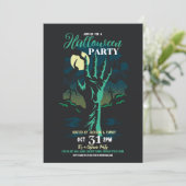 ハロウィンパーティー ゾンビ墓地パーティー 招待状 (スタンド正面)