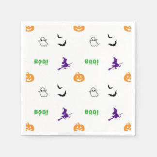 ハロウィンパーティー ナプキン スプーキー クリュー スタンダードカクテルナプキン