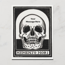 ハロウィンパーティー パーソナライズド スケルトン 誕生日 ポストカード