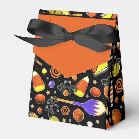 ハロウィンパーティー フェイバーボックス (正面サイド)