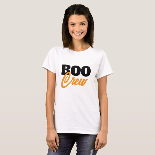 ハロウィンパーティー ブークルー ホワイト Tシャツ (正面フル)