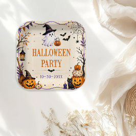 ハロウィンパーティー ペーパープレート