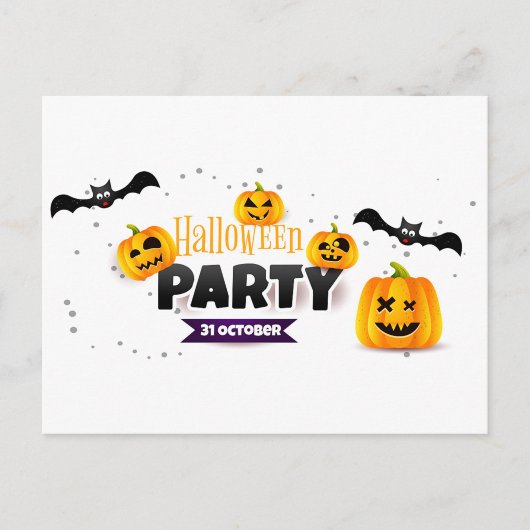 ハロウィンパーティー ポストカード