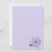 ハロウィンパーティー ポーションズ パンプキン ゴースト ウィッチ ハット 招待状 (裏面)