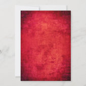 ハロウィンパーティー モンスター ダンス ドラキュラ 赤 黒 招待状 (裏面)