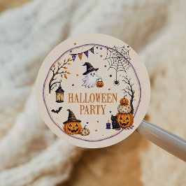 ハロウィンパーティー ラウンドシール